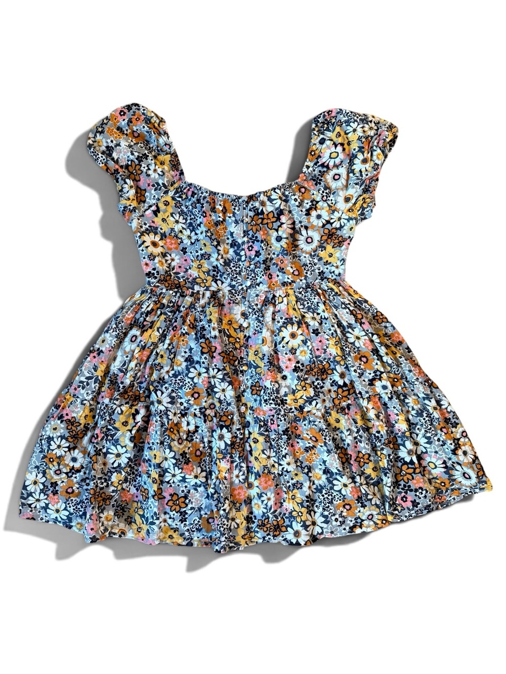 AE Floral Button-Front Mini Dress